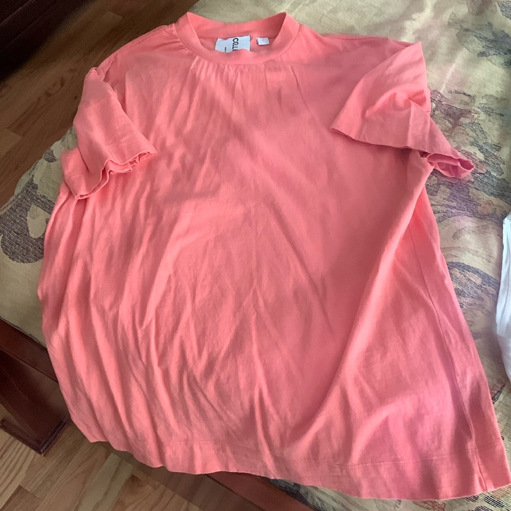 Large Collusion Tee Shirt Coral